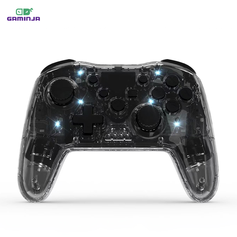 GAMINJA NS015 Switch Pro Wireless Game Controller with RGB Light