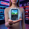 GAMINJA Source Factory GC70 Retro Game Console Built-in 8 Bit & 16 Bit 300 License-free Games Game Simulator