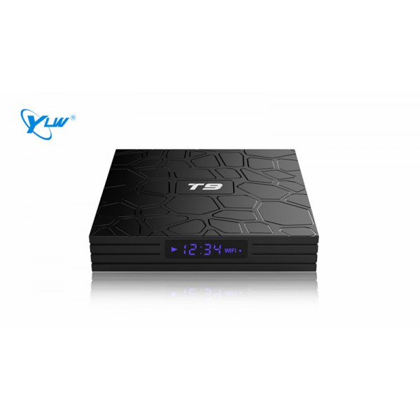 YLW T9-4+64+5G+BT The Latest Design Super Rockchip RK3328 Chip Support 4k Hard Decoding Ultra-High Density And More Realistic TV Box