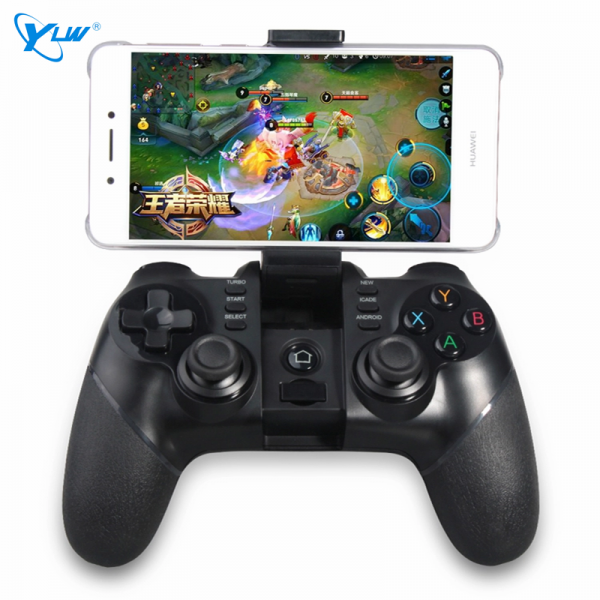 YLW MG12-Z Wireless Bluetooth Joystick Gamepad For iOS Android Phone Game Controller With Stand 2.4G Receiver