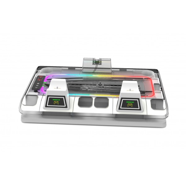 GAMINJA P53 Cooling and Charging Stand for PS5 Console with RGB Light