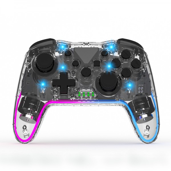 GAMINJA NS015 Switch Pro Wireless Game Controller with RGB Light