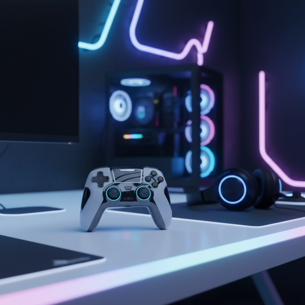 GAMINJA P521 Wireless Game Controller with RGB Light for PS5