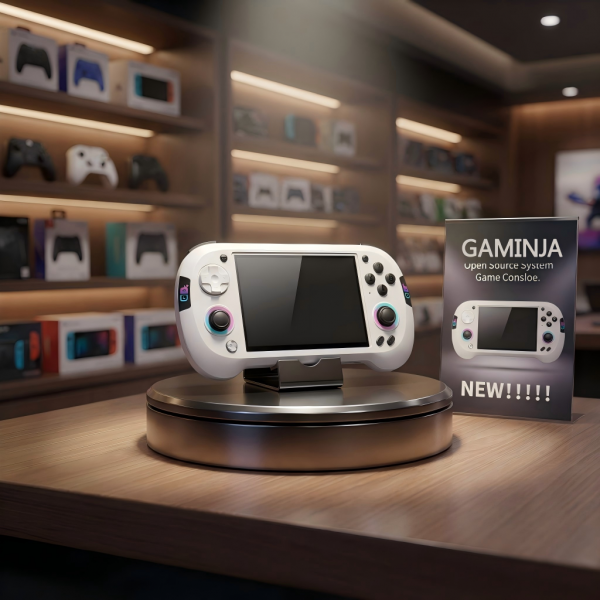 GAMINJA Source Factory Private Mold Handheld Game Console 3000mAh Long Battery Life Linux System Support OEM/ODM Service