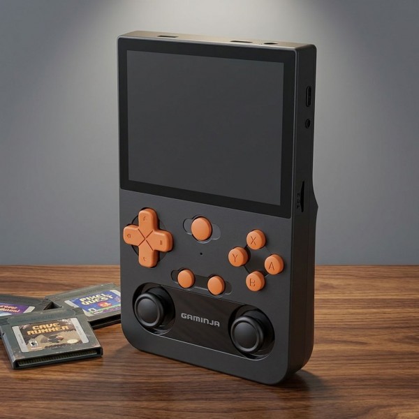 GAMINJA Source Factory Handheld Game Console Linux Open Source System Game Emulator HDMI Output Support OEM/ODM Low MOQ