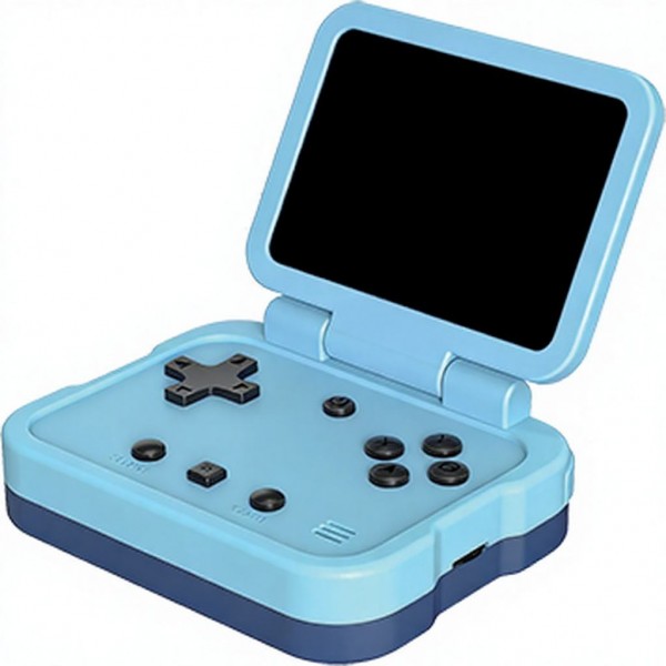 GAMINJA 8 Bit Retro Game Console Portable Handheld Design Built-in 256 License-free Games GC107