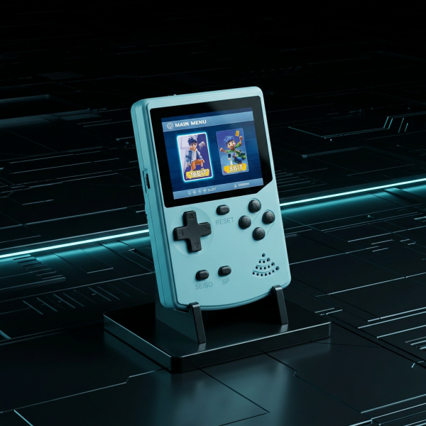 GAMINJA Source Factory GC58P 8 Bit & 16 Bit Retro Game Console Built-in 300 License-free Games
